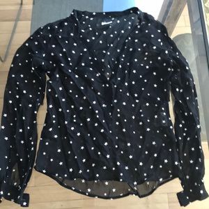 REFORMATION XS starry blouse